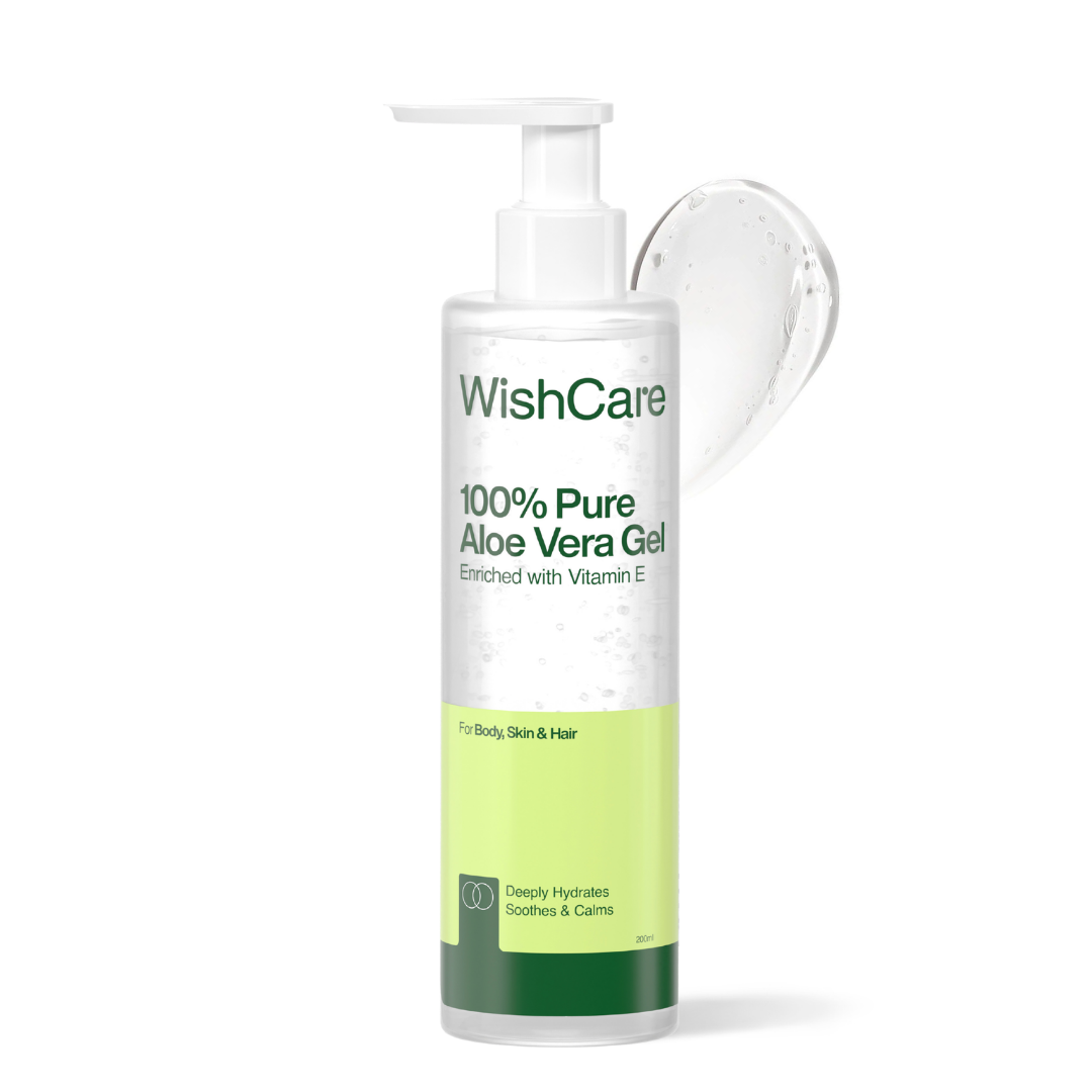 WishCare 100% Pure Aloe Vera Gel with Vitamin E