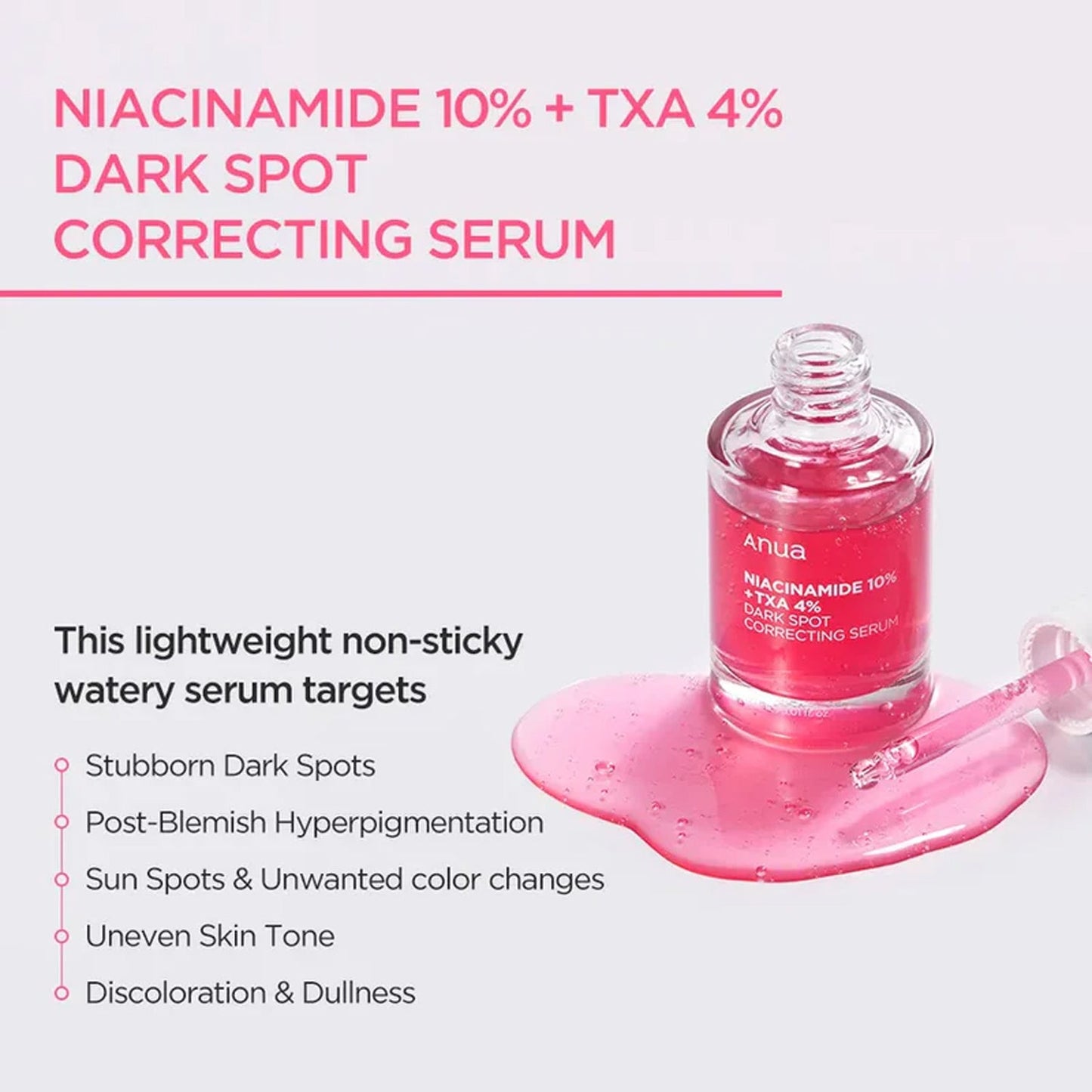 Anua Niacinamide 10% + TXA 4%Dark Spot Correcting Serum - 30 ml