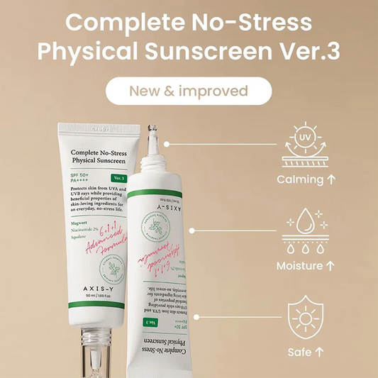 Axis - Y Complete No-Stress Physical Sunscreen - 50ml