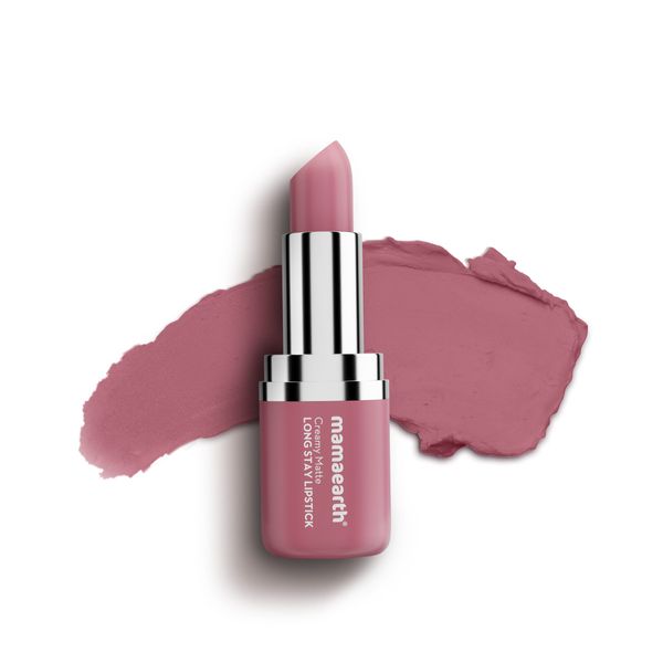 Creamy Matte Long Stay Lipstick with Murumuru Butter and Vitamin E - 4.2g | Mauve Bloom