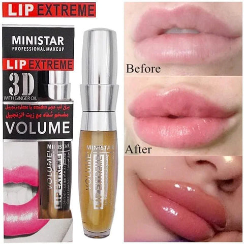 Ministar Lip Extreme 3D Volume Lip Plumping Gloss with Ginger Oil