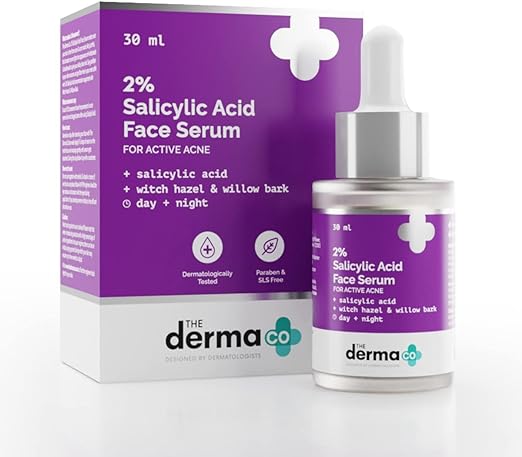 The Derma Co 2% Salicylic Acid Serum for Active Acne