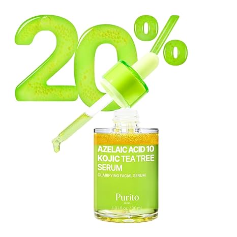 PURITO Azelaic Acid 10% + Kojic Acid + Tea Tree Facial Serum