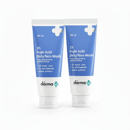 The Derma Co 1% Kojic Acid Daily Face Wash (100ml) - 2 Piece