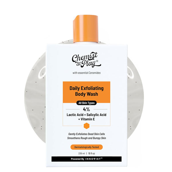 Chemist at Play Daily Exfoliating Body Wash with 4% Lactic Acid + Salicylic Acid + Vitamin E