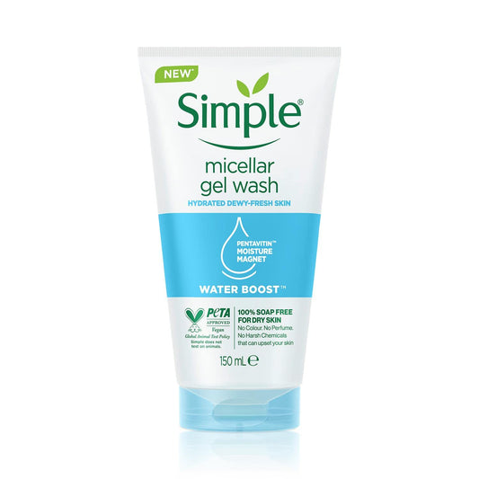 Simple Water Boost Micellar Gel Wash – 150ml