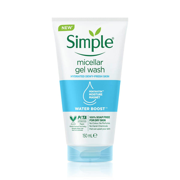 Simple Water Boost Micellar Gel Wash – 150ml