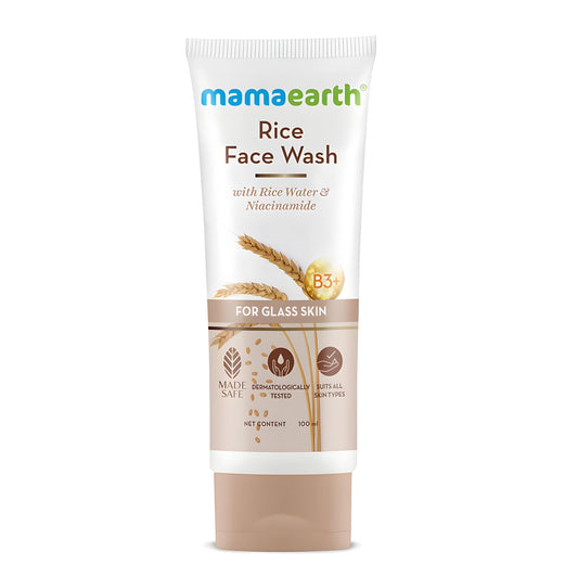MAMAEARTH Rice Water Face Wash