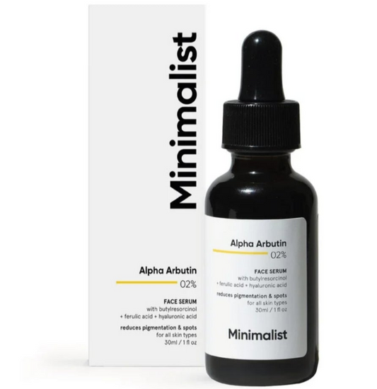 Minimalist Skincare
Alpha Arbutin 2% Face Serum