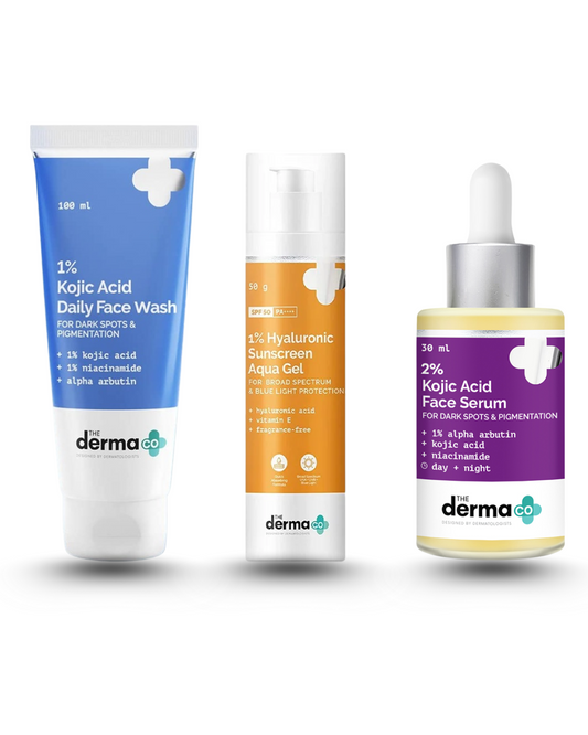 THE DERMA CO. KOJIC COMBO FOR PIGMENTATION & DARK SPOTS