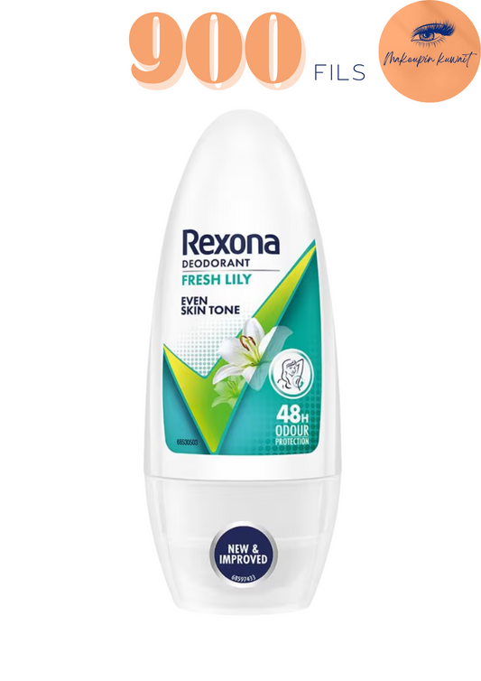 Rexona Fresh Lily Roll-On Deodorant – 48H Odour Protection | Even Skin Tone | 900 Fils Only
