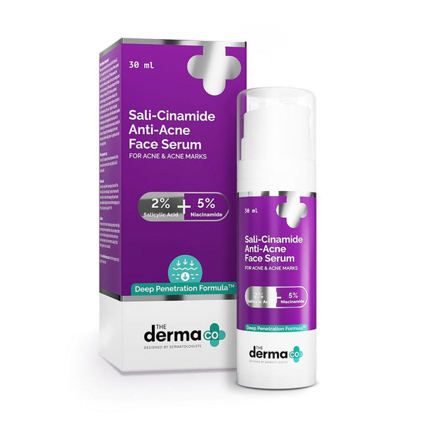 The Derma Co Sali-Cinamide Anti-Acne Face Serum