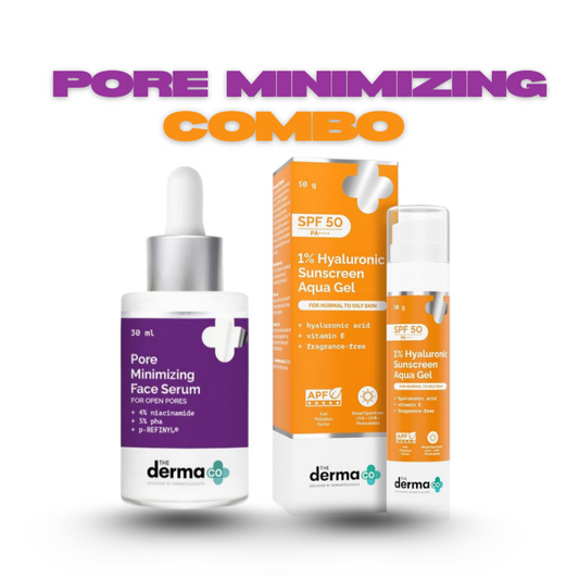 THE DERMA CO. PORE MINIMIZING SERUM + SUNSCREEN COMBO