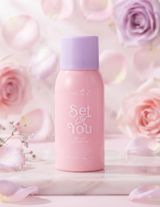 Pink Key Set On You Makeup Setting