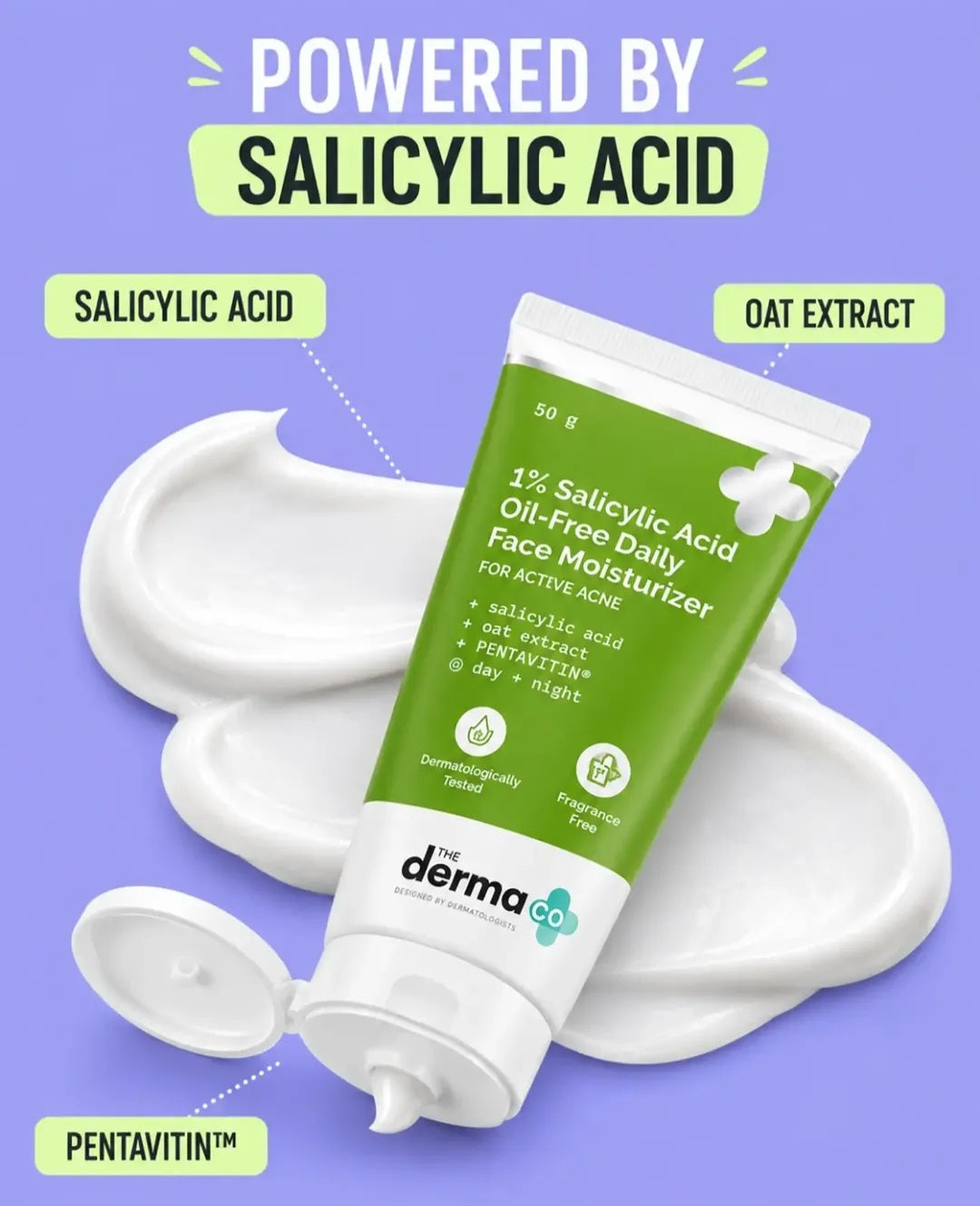 The Derma Co. 1% Salicylic Acid Oil-Free Daily Face Moisturizer