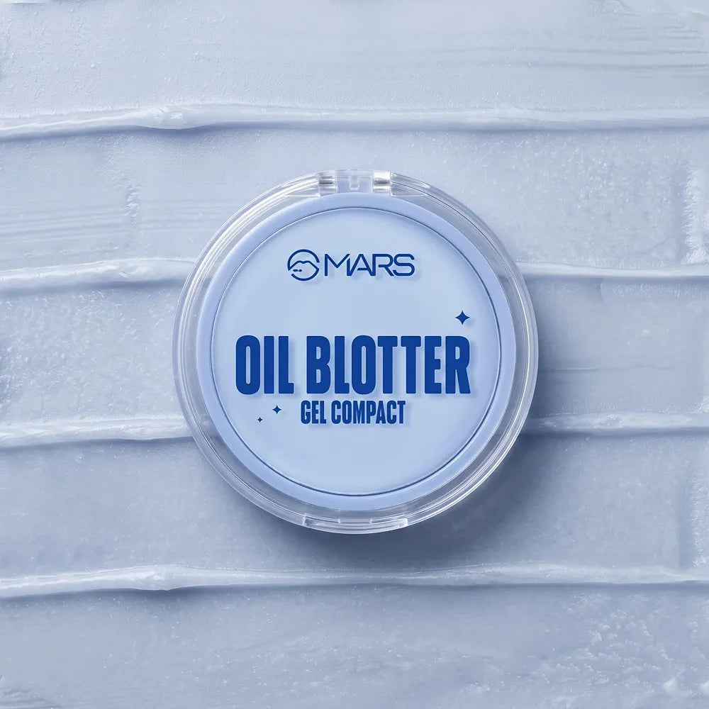 MARS Oil Blotter Gel Compact – Mattifying Face Powder for Oily Skin