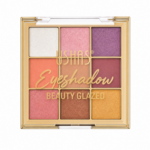 USHAS 9-Color Beauty Glazed Eyeshadow