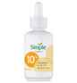Simple 10% Vitamins C+E+F Booster Serum 30ml | Brightening & Glow Facial Serum