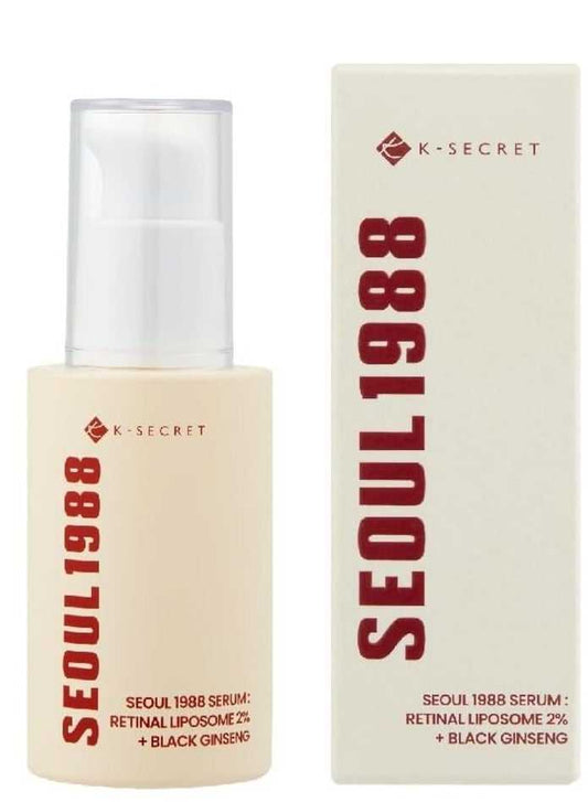 K-SECRET SEOUL 1988 Serum : Retinal Liposome 2% + Black Ginseng - 30ml