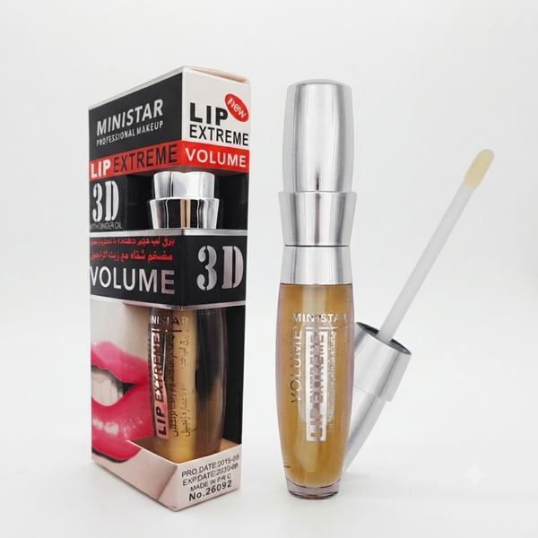 Ministar Lip Extreme 3D Volume Lip Plumping Gloss with Ginger Oil