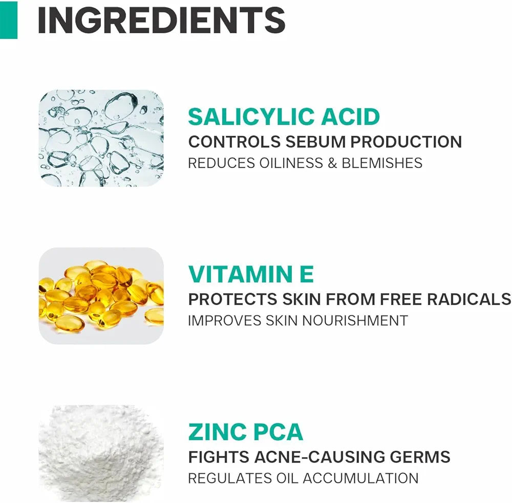 Dermatouch Salicylic Acid Facewash – Anti-Acne & Oil Control Cleanser