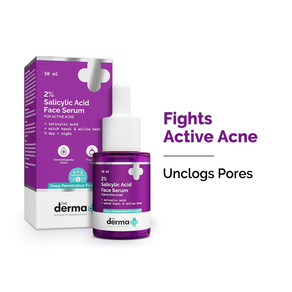 The Derma Co 2% Salicylic Acid Serum for Active Acne